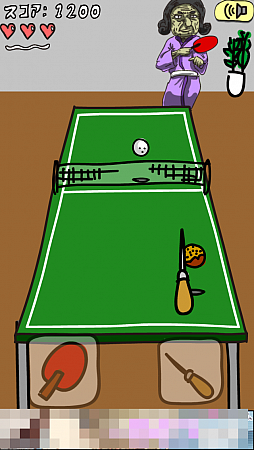 画像ギャラリー No.006のサムネイル画像 / ピンポン球，時々タコ焼き。スマートフォン向け卓球ゲーム「タコ焼き卓球」を紹介する「（ほぼ）日刊スマホゲーム通信」第493回
