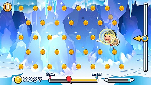 画像集#008のサムネイル/スマホ向け横スクロールアクション「ふうせん勇者」の配信がスタート