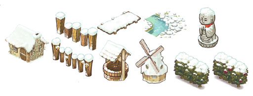 画像ギャラリー No.014のサムネイル画像 / 「楽園生活 ひつじ村」レイドボスイベント「ひつじ村に春を！ 恐怖の雪だるまおう？！」を期間限定で開催