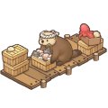 画像ギャラリー No.003のサムネイル画像 / 「楽園生活 ひつじ村」，レイドボスイベント「ラッコ村と潮風のBBQタイム」が開催