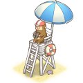 画像ギャラリー No.006のサムネイル画像 / 「楽園生活 ひつじ村」,レイドボスイベント「波乗りらくえんサマー!」開催