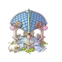 画像ギャラリー No.002のサムネイル画像 / 「楽園生活 ひつじ村」,期間限定イベント“ハロウィン収穫チャレンジ”が開催に