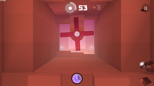 画像集#006のサムネイル/ガラスを破壊しまくりながら進め! スマートフォン向けランニングアクション「Smash Hit」を紹介する「(ほぼ)日刊スマホゲーム通信」第499回