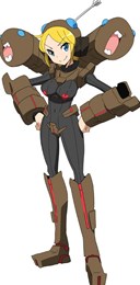 画像ギャラリー No.004のサムネイル画像 / 「ロボットガールズZ」勇者ライディーンから「ライディ GV」と「ガンテ」が参戦