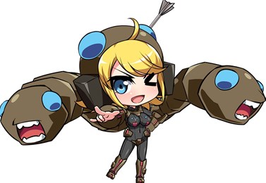 画像ギャラリー No.005のサムネイル画像 / 「ロボットガールズZ」勇者ライディーンから「ライディ GV」と「ガンテ」が参戦