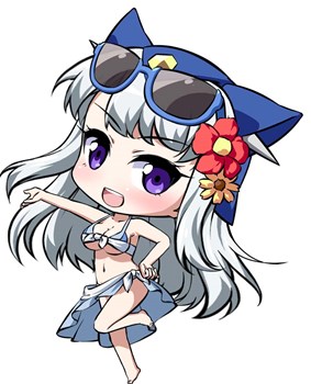 画像ギャラリー No.005のサムネイル画像 / 「ロボットガールズZ ONLINE」水着に着替えたダンダンやプロトッゲッターが参戦