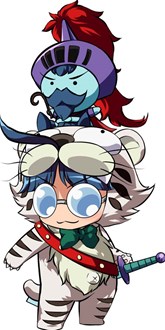 画像ギャラリー No.005のサムネイル画像 / 「ロボットガールズZ ONLINE」,冬毛になった「獣魔将軍」「ゴーゴン大公」参戦