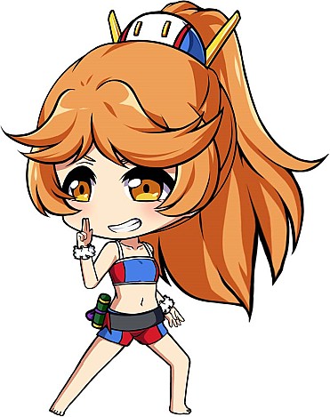 画像ギャラリー No.007のサムネイル画像 / 「ロボットガールズZ ONLINE」に水着姿の「【水着】グロちゃん」が参戦