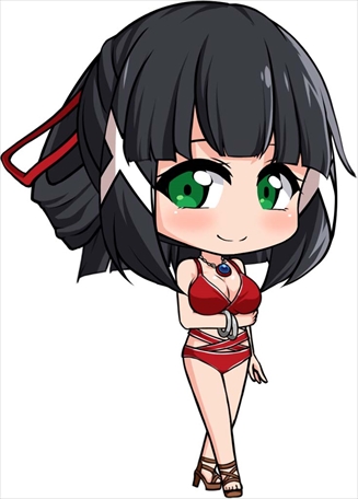 画像ギャラリー No.005のサムネイル画像 / 「ロボットガールズZ ONLINE」,水着姿の“剴の嬢”と“Xさん”が登場