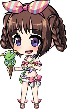 画像ギャラリー No.003のサムネイル画像 / 「ロボットガールズZ ONLINE」,水着に着替えた「ダブラスM2」と「でもにか」が登場