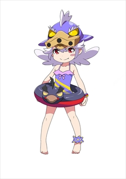 画像ギャラリー No.004のサムネイル画像 / 「ロボットガールズZ ONLINE」,水着に着替えた「ダブラスM2」と「でもにか」が登場