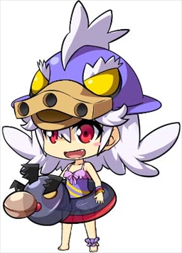 画像ギャラリー No.005のサムネイル画像 / 「ロボットガールズZ ONLINE」,水着に着替えた「ダブラスM2」と「でもにか」が登場