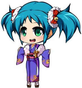 画像ギャラリー No.003のサムネイル画像 / 「ロボットガールズZ ONLINE」,限定募集に振袖衣装の「バラたん」と「バルちゃん」が登場