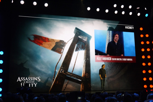 ���������꡼ No.001�Υ���ͥ������ / ��E3 2014�ϡ�Assassin��s Creed: Unity�׺ǿ���μ�͸��ϥ����Ρ��ɥꥢ�󡣥ץ쥹����ե���󥹤Ǹ������줿�ǿ��ȥ쥤�顼4�ܤ����Ƥ�Ҳ�