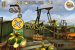 画像集#015のサムネイル/跳ねるバイクで華麗にトリック。スマホ向けアクションゲーム「Trials Go」を紹介する「(ほぼ)日刊スマホゲーム通信」第562回