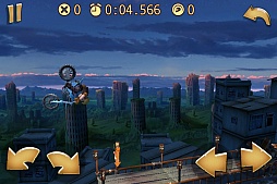 画像集#021のサムネイル/跳ねるバイクで華麗にトリック。スマホ向けアクションゲーム「Trials Go」を紹介する「(ほぼ)日刊スマホゲーム通信」第562回