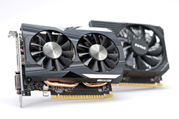 ���������꡼ No.030�Υ���ͥ������ / ��ZOTAC GeForce GTX 1050 Ti 4GB OC�ס�ZOTAC GeForce GTX 1050 Mini 2GB�פ�ƥ��ȡ�û��Pascal�����ɤ�¸�߰յ�������