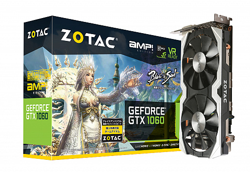 ブレイドアンドソウル」推奨のZOTAC製GTX 1060 6GBカードが発売