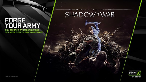 画像ギャラリー No.001のサムネイル画像 / Manli製GTX 1080 TiもしくはGTX 1080カード購入で「Shadow of War」のクーポンがもらえるキャンペーン始まる