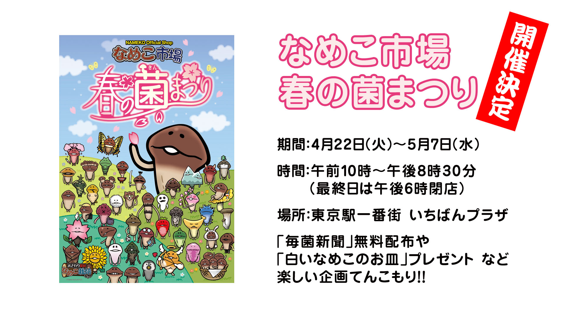 画像集no 005 新作 おさわり探偵 Neoなめこ栽培キット が4月中旬に配信決定 物販イベントも開催