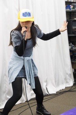 画像集#009のサムネイル/今井麻美さんとnaoさんが秋葉原で熱唱。「激神ブラックハート」&「ネプテューヌRe;Birth2」OPテーマソング発売記念イベントレポート