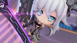 画像ギャラリー No.012のサムネイル画像 / キマシタワー! 女の子にキスをもらって強くなる「超女神信仰 ノワール 激神ブラックハート」をプレイムービーで紹介