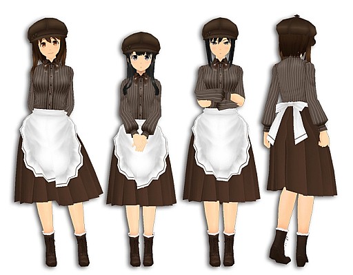 画像ギャラリー No.009のサムネイル画像 / 「スクスト」末葉あおいの復刻コスチュームをプレゼント。ショコラティエコスも