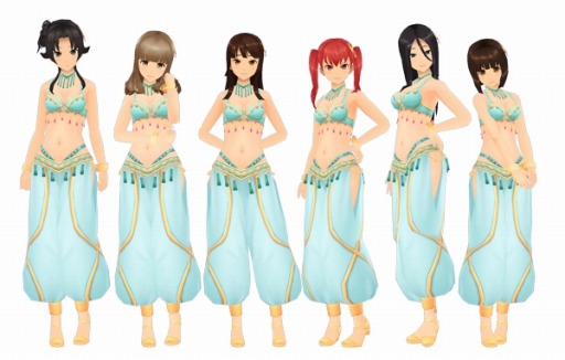 画像ギャラリー No.007のサムネイル画像 / 「スクールガールストライカーズ」新コスチューム「アラビアン」が登場