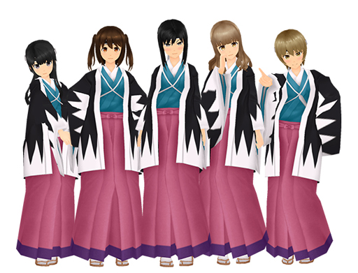 画像ギャラリー No.001のサムネイル画像 / 「スクールガールストライカーズ」,新コスチューム「浪士」が登場