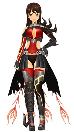 画像ギャラリー No.002のサムネイル画像 / 「スクールガールストライカーズ」，美山椿芽の衣装「アルファルド」が配布