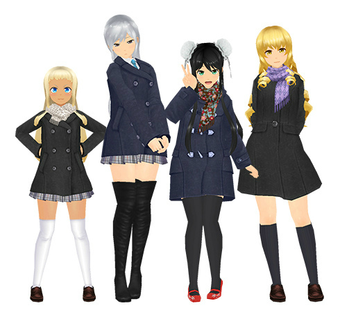 画像ギャラリー No.004のサムネイル画像 / 「スクールガールストライカーズ」，美山椿芽の衣装「アルファルド」が配布