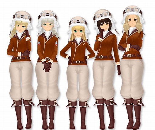 画像ギャラリー No.002のサムネイル画像 / 「スクスト」，新コスチューム“飛行機乗り”が登場