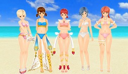 画像ギャラリー No.006のサムネイル画像 / 「スクールガールストライカーズ2」,新作の水着アイテムが登場