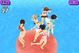 画像ギャラリー No.002のサムネイル画像 / 「スクスト2」,水着姿の女の子たちが尻相撲をする新コンテンツ「水着DEドン!」が登場