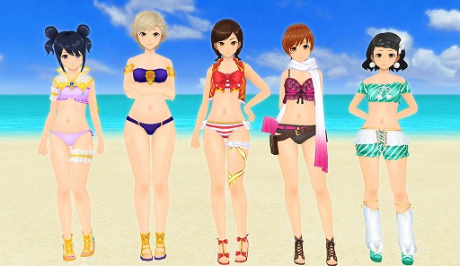 画像ギャラリー No.006のサムネイル画像 / 「スクスト2」,水着姿の女の子たちが尻相撲をする新コンテンツ「水着DEドン!」が登場