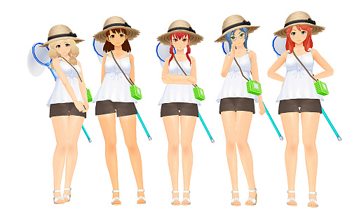 画像ギャラリー No.003のサムネイル画像 / 「スクールガールストライカーズ2」，イベント「特訓期間!!」が開催。限定コス“虫捕り”が登場