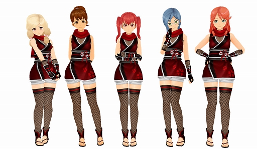 画像ギャラリー No.003のサムネイル画像 / 「スクスト2」，限定コスチューム「くのいち」が登場するイベント「特訓期間!!」が開催