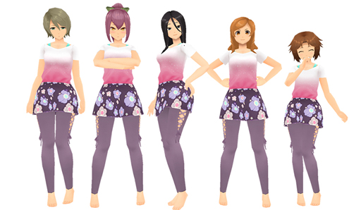 画像ギャラリー No.002のサムネイル画像 / 「スクスト2」,限定コスチュームに「ヨガウェア」などが登場