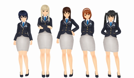 画像ギャラリー No.004のサムネイル画像 / 「スクスト2」がギネス世界記録に認定。アプリゲームにおける3Dコスチューム最多数として