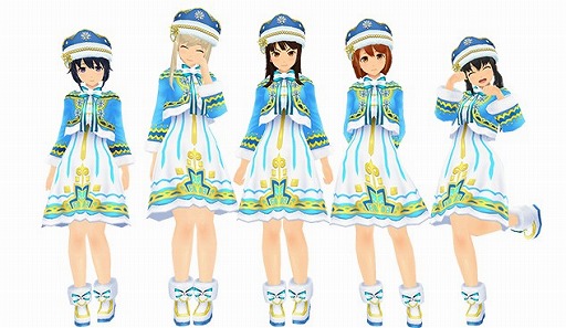 画像ギャラリー No.002のサムネイル画像 / 「スクスト2」,新作コスチューム“ホーリースノー”が登場