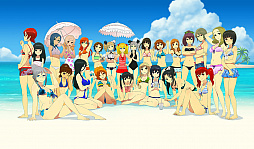 画像ギャラリー No.001のサムネイル画像 / 「スクールガールストライカーズ2」,おそろい水着2021&復刻水着が登場