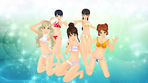 画像ギャラリー No.011のサムネイル画像 / 「スクールガールストライカーズ2」,おそろい水着2021&復刻水着が登場