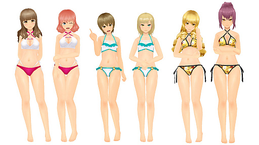 画像ギャラリー No.013のサムネイル画像 / 「スクールガールストライカーズ2」,おそろい水着2021&復刻水着が登場