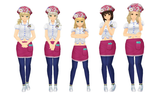 画像ギャラリー No.002のサムネイル画像 / 「スクスト2」にラーメン屋をテーマにした限定衣装が登場