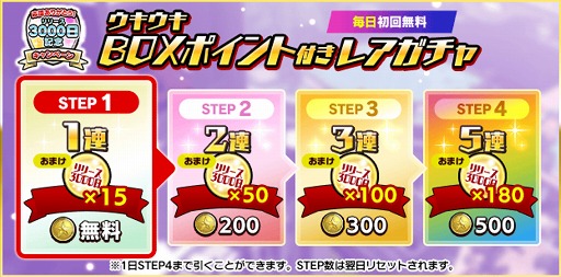 画像ギャラリー No.005のサムネイル画像 / 「スクスト」,SR以上確定ガチャ券などが手に入るリリース3000日記念キャンペーンを開催