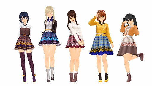 画像集 No.002のサムネイル画像 / 「スクスト2」女の子全38名分の秋の新作コスチュームが登場