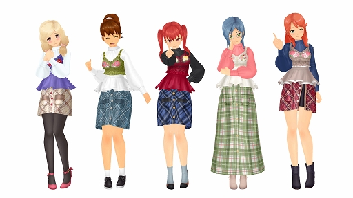 画像集 No.003のサムネイル画像 / 「スクスト2」女の子全38名分の秋の新作コスチュームが登場