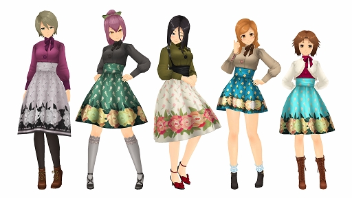 画像集 No.004のサムネイル画像 / 「スクスト2」女の子全38名分の秋の新作コスチュームが登場