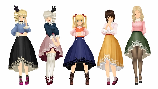 画像集 No.005のサムネイル画像 / 「スクスト2」女の子全38名分の秋の新作コスチュームが登場