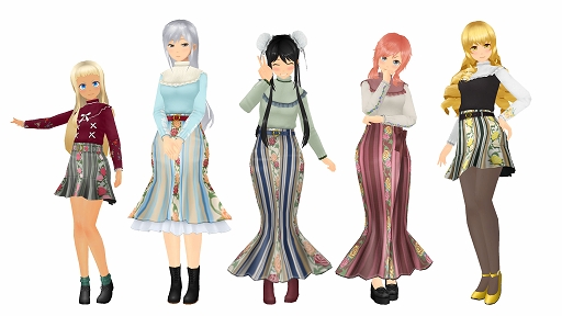 画像集 No.007のサムネイル画像 / 「スクスト2」女の子全38名分の秋の新作コスチュームが登場